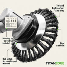 TitanEdge Steel Wire Brush Cutter Head