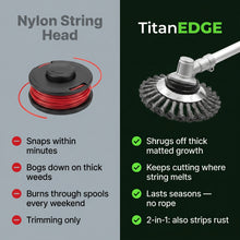 TitanEdge Steel Wire Brush Cutter Head
